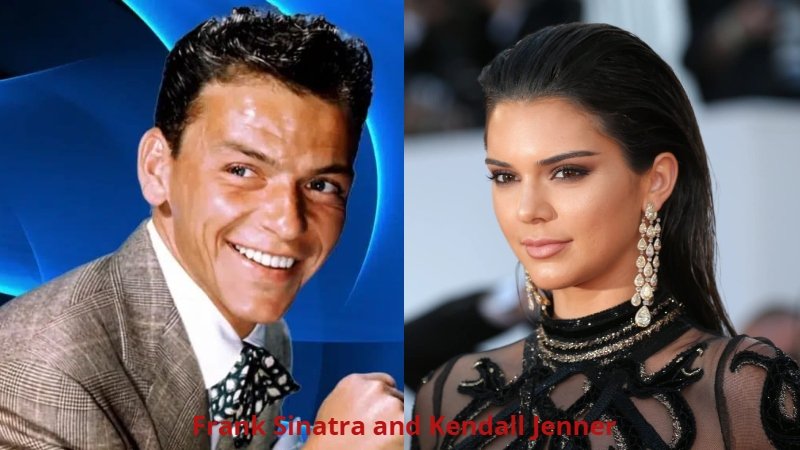 Frank Sinatra and Kendall Jenner representing two generations of entertainment