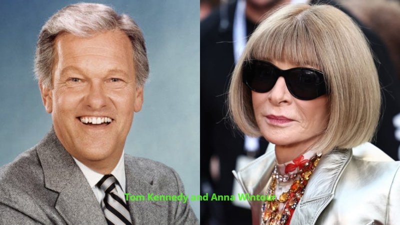 Tom Kennedy and Anna Wintour